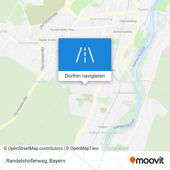 Randelshoferweg Karte