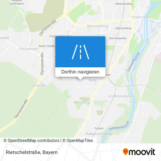 Rietschelstraße Karte