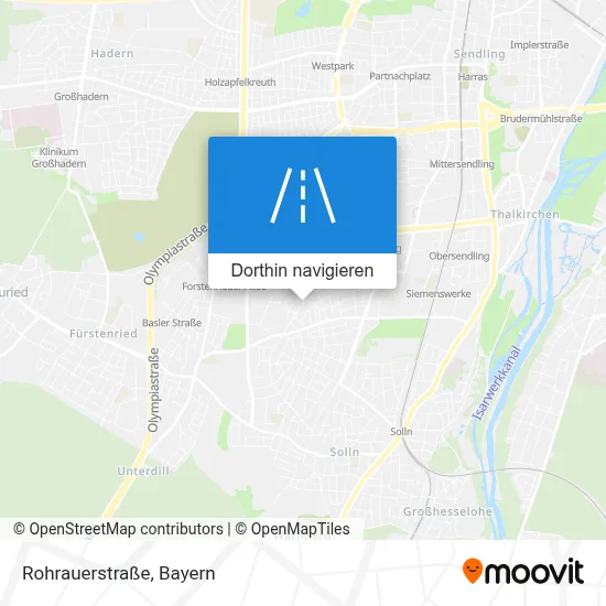 Rohrauerstraße Karte