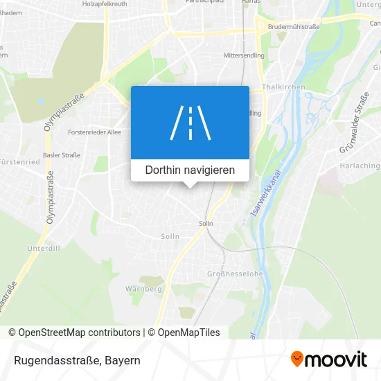 Rugendasstraße Karte