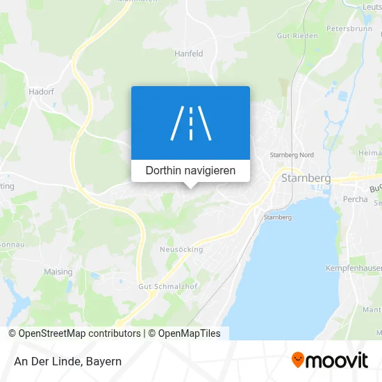 An Der Linde Karte