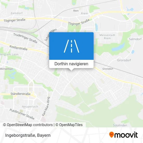 Ingeborgstraße Karte