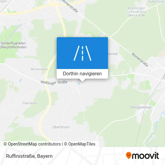 Ruffinistraße Karte