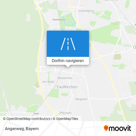 Angerweg Karte