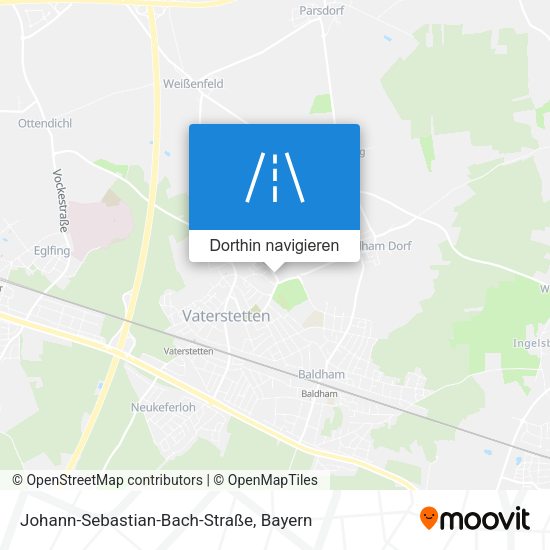 Johann-Sebastian-Bach-Straße Karte