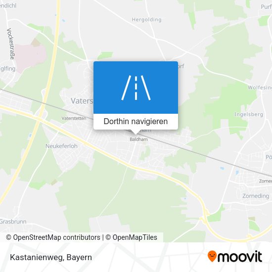 Kastanienweg Karte