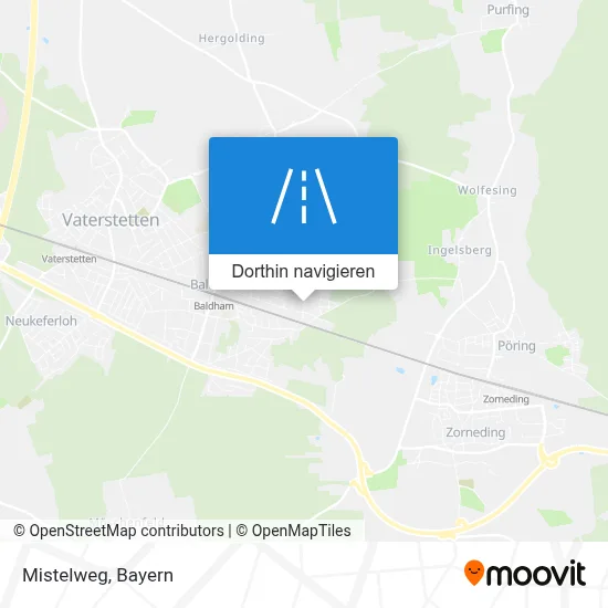 Mistelweg Karte