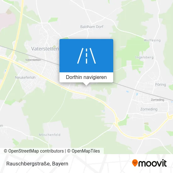 Rauschbergstraße Karte