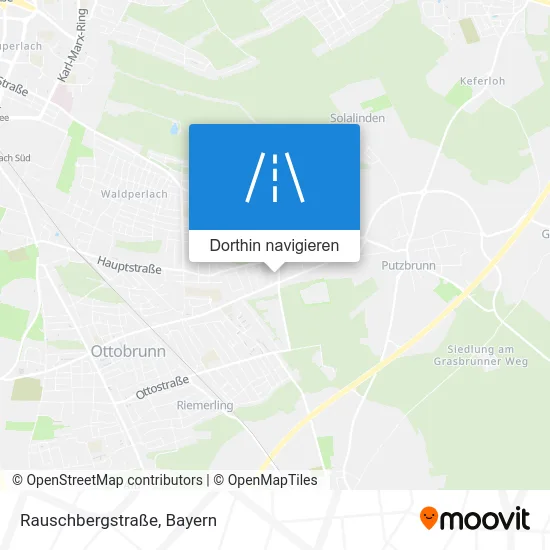 Rauschbergstraße Karte