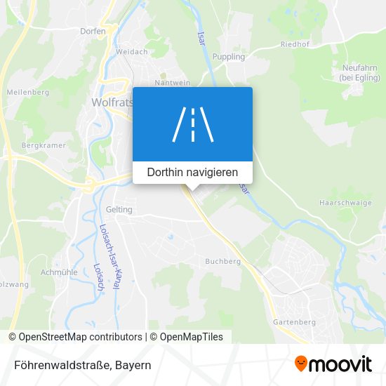 Föhrenwaldstraße Karte
