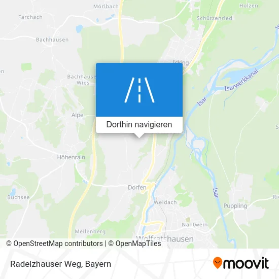 Radelzhauser Weg Karte