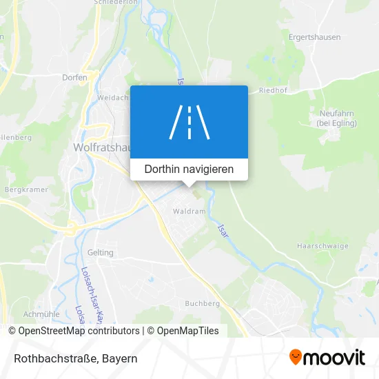 Rothbachstraße Karte