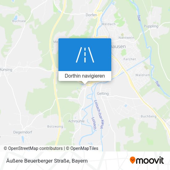 Äußere Beuerberger Straße Karte
