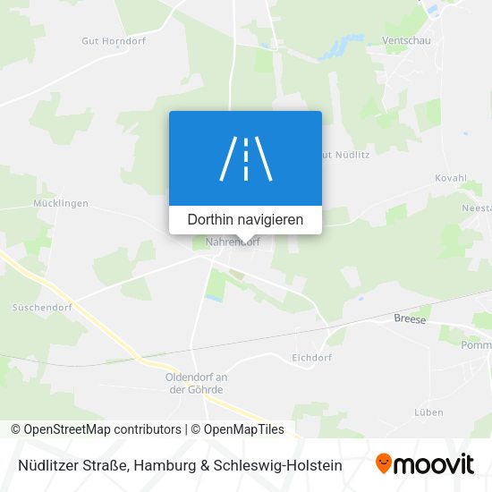 Nüdlitzer Straße Karte