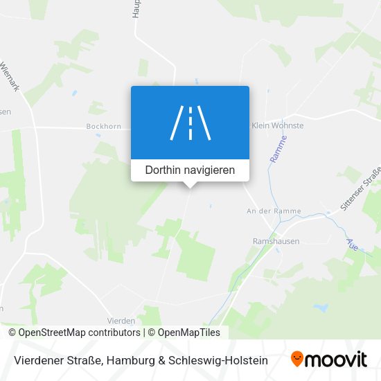Vierdener Straße Karte
