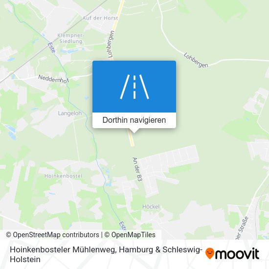 Hoinkenbosteler Mühlenweg Karte