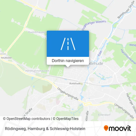 Rödingweg Karte