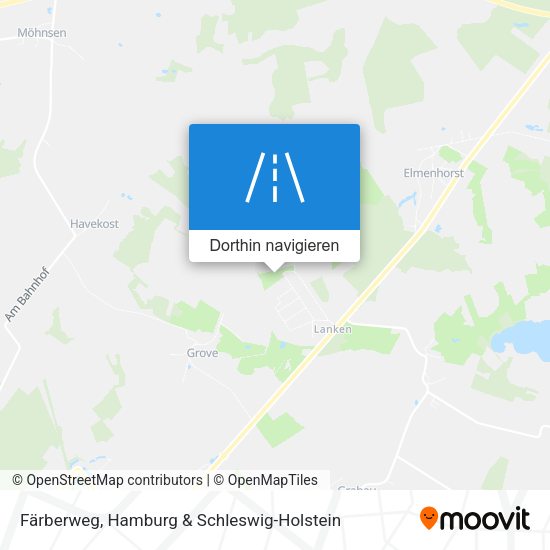 Färberweg Karte