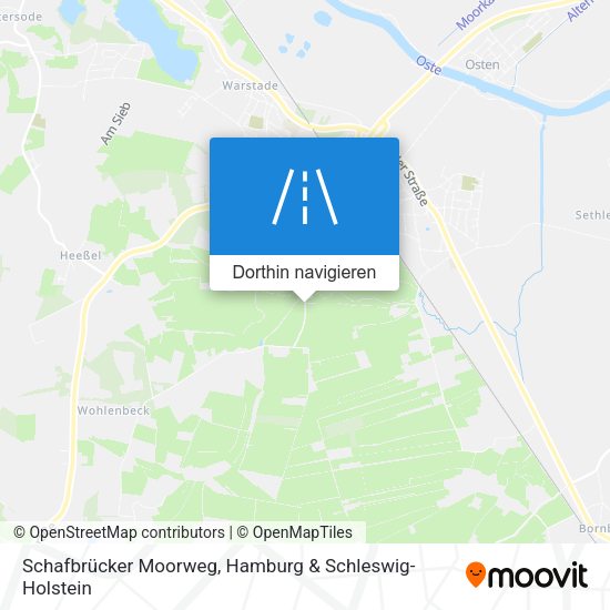 Schafbrücker Moorweg Karte