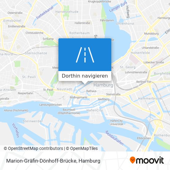 Marion-Gräfin-Dönhoff-Brücke Karte
