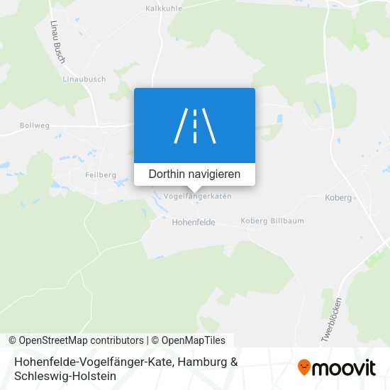Hohenfelde-Vogelfänger-Kate Karte