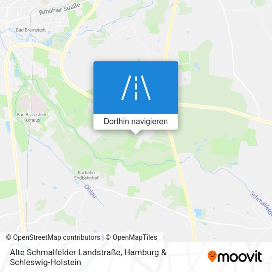 Alte Schmalfelder Landstraße Karte