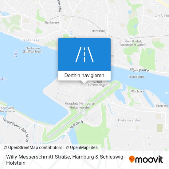 Willy-Messerschmitt-Straße Karte