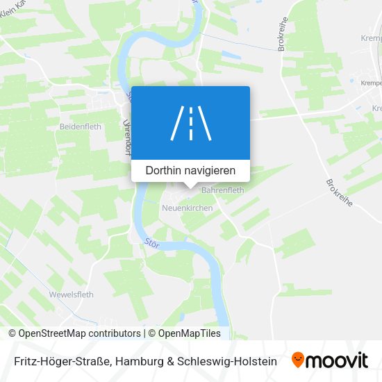 Fritz-Höger-Straße Karte