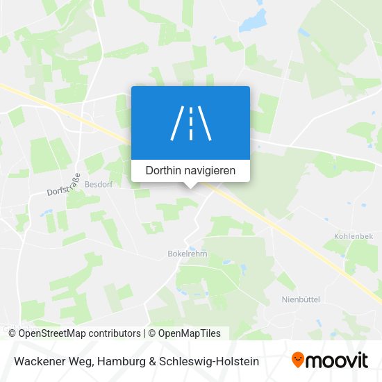 Wackener Weg Karte