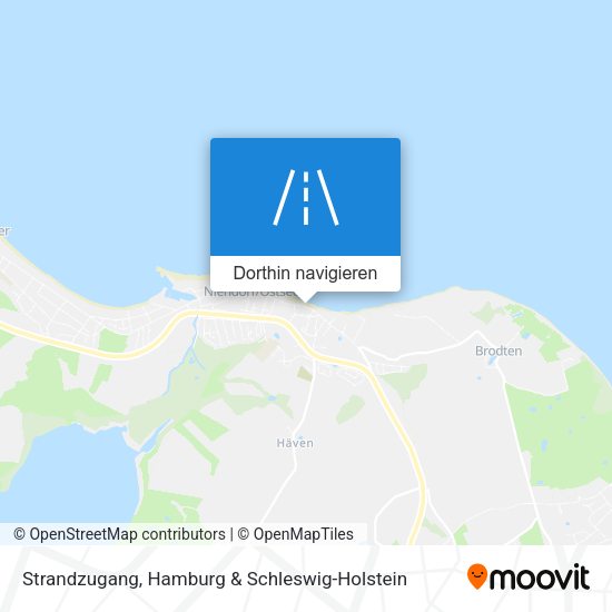 Strandzugang Karte