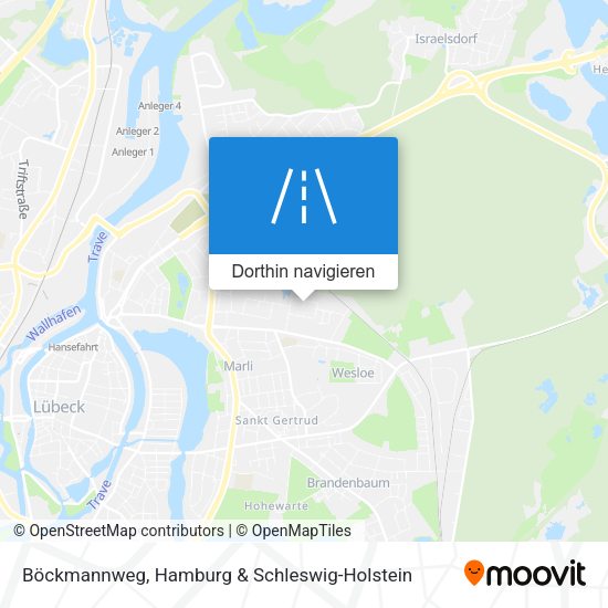 Böckmannweg Karte