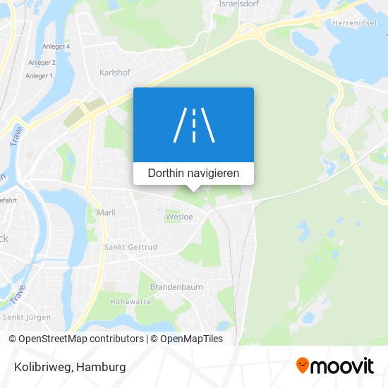 Kolibriweg Karte