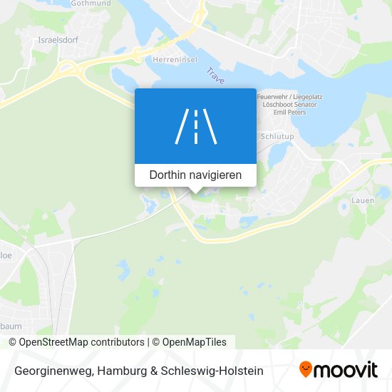 Georginenweg Karte