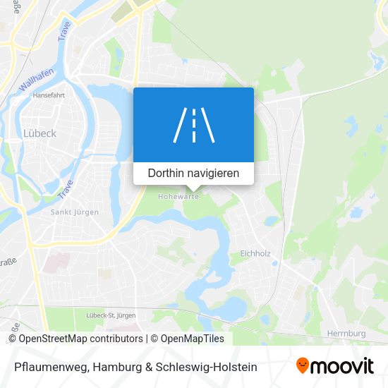 Pflaumenweg Karte