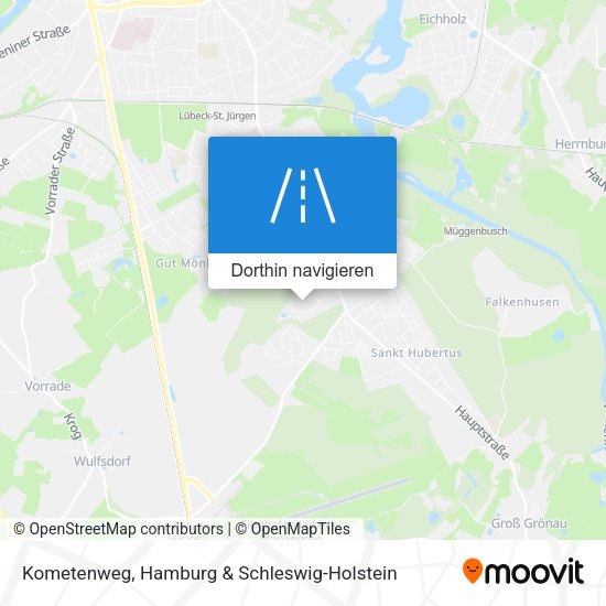 Kometenweg Karte