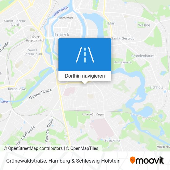 Grünewaldstraße Karte