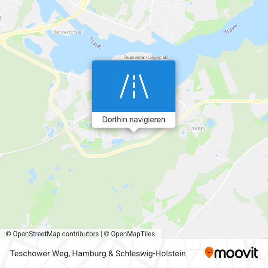 Teschower Weg Karte