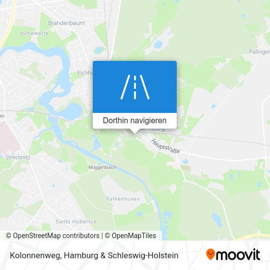 Kolonnenweg Karte