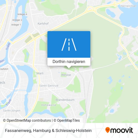 Fassanenweg Karte