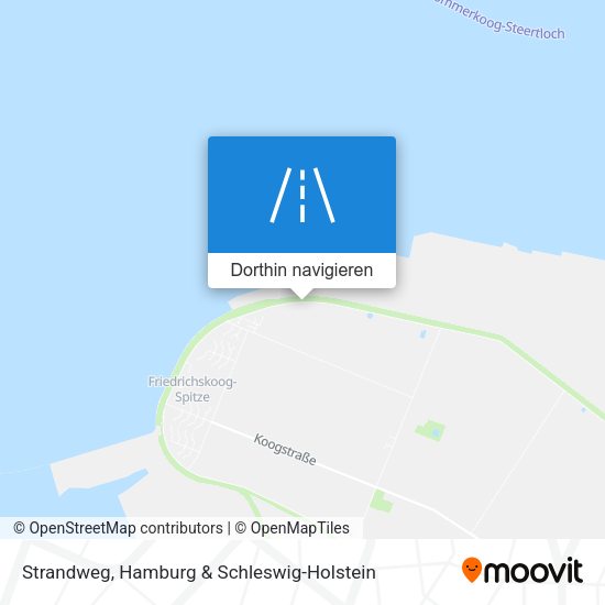 Strandweg Karte