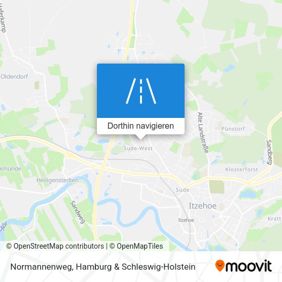 Normannenweg Karte