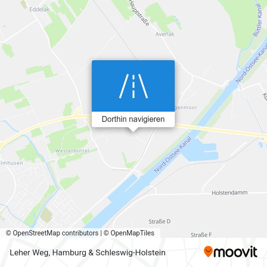 Leher Weg Karte