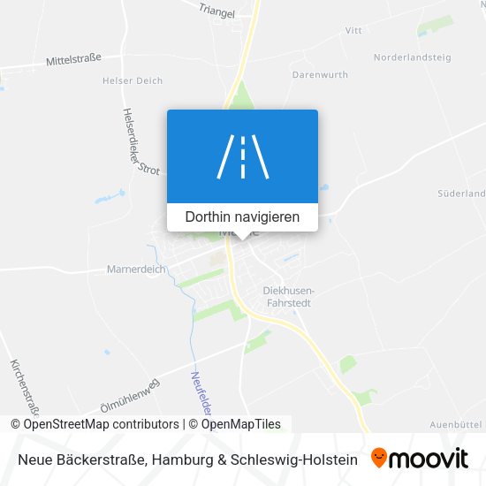 Neue Bäckerstraße Karte