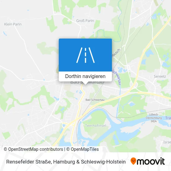 Rensefelder Straße Karte