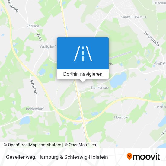 Gesellenweg Karte