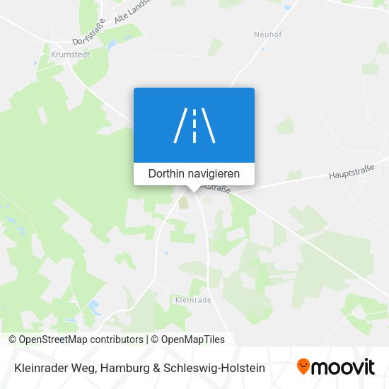 Kleinrader Weg Karte