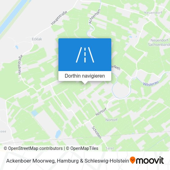 Ackenboer Moorweg Karte