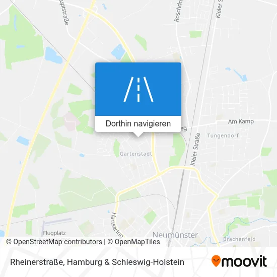 Rheinerstraße Karte