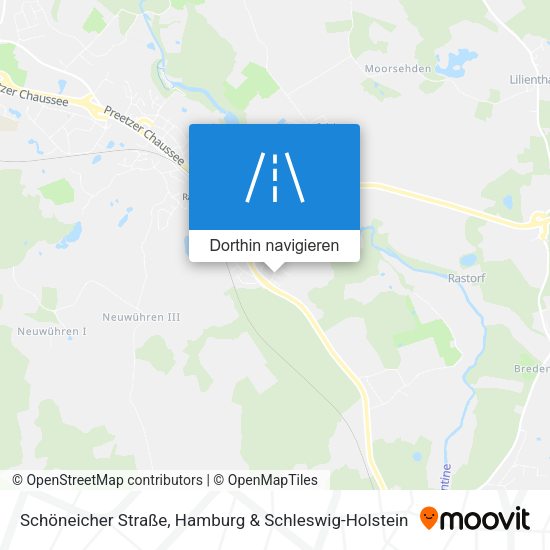 Schöneicher Straße Karte