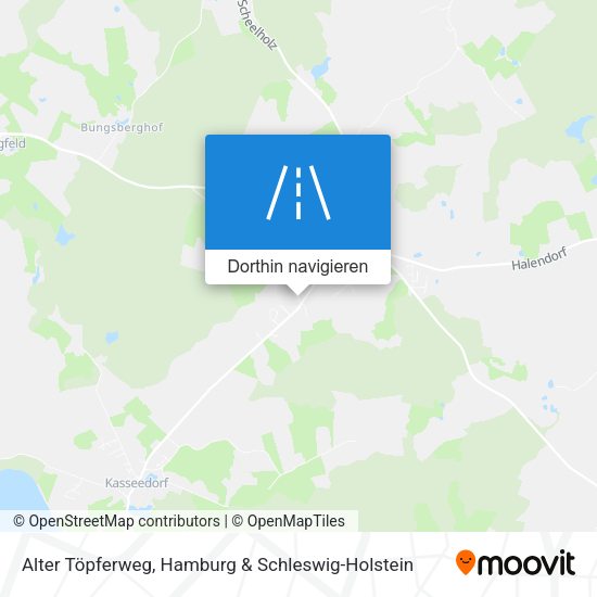 Alter Töpferweg Karte